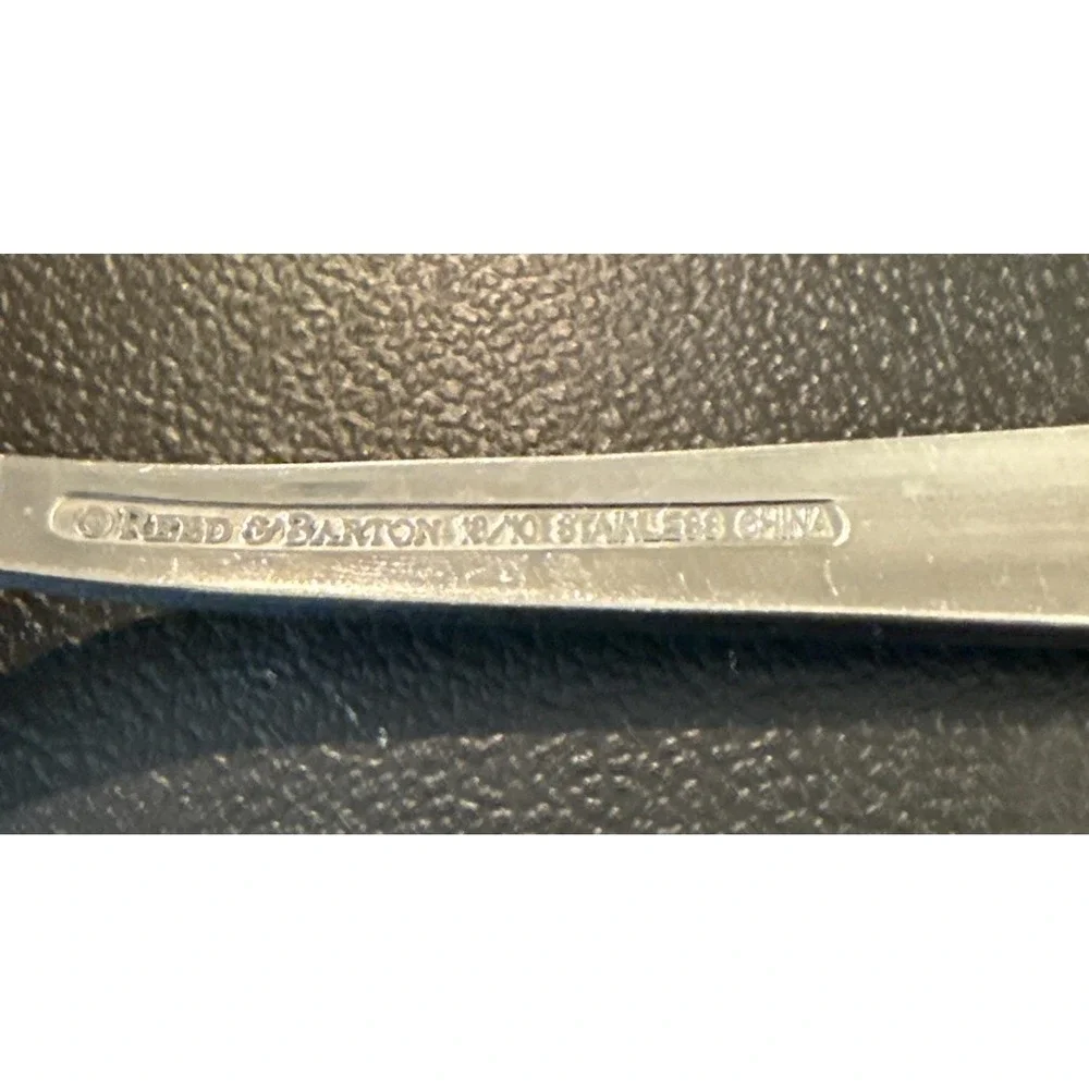 Reed Barton Harvest Bouquet Butter Serrated Knife Set Of ‎ 12 Flatware Stainless